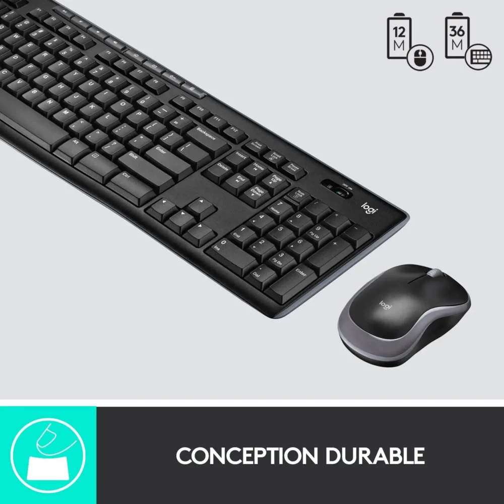 Logitech MK270 Combo Clavier Souris sans Fil – Image 8