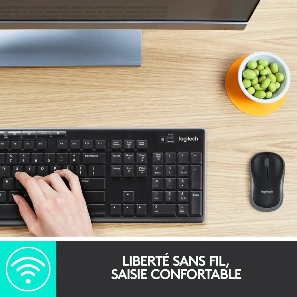 Logitech MK270 Combo Clavier Souris sans Fil – Image 9