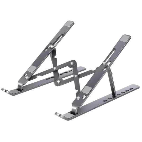 Support d'ordinateur portable réglable-Argent