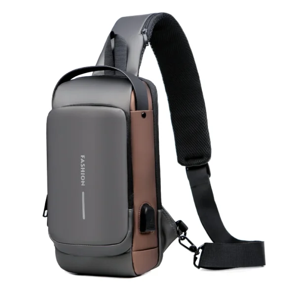 Sac à poitrine antivol sécurisé par serrure à code Anti-Theft Sling Bag