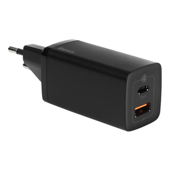 Chargeur rapide Baseus GaN2 Lite 65W double Port USB Type-C et USB-A PD 3.0