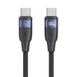 Câble Tressé Type-C vers Type-C 100W PD (2m) Usams SJ633
