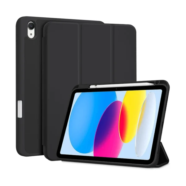 Étui iPad A16 11 Pochette iPad 11 pouces A16, Coque iPad 11 2026, Etui Smart Case iPad A16 Noir, Protection Apple Pencil USB-C, Smart Folio iPad 11,cover ipad A16