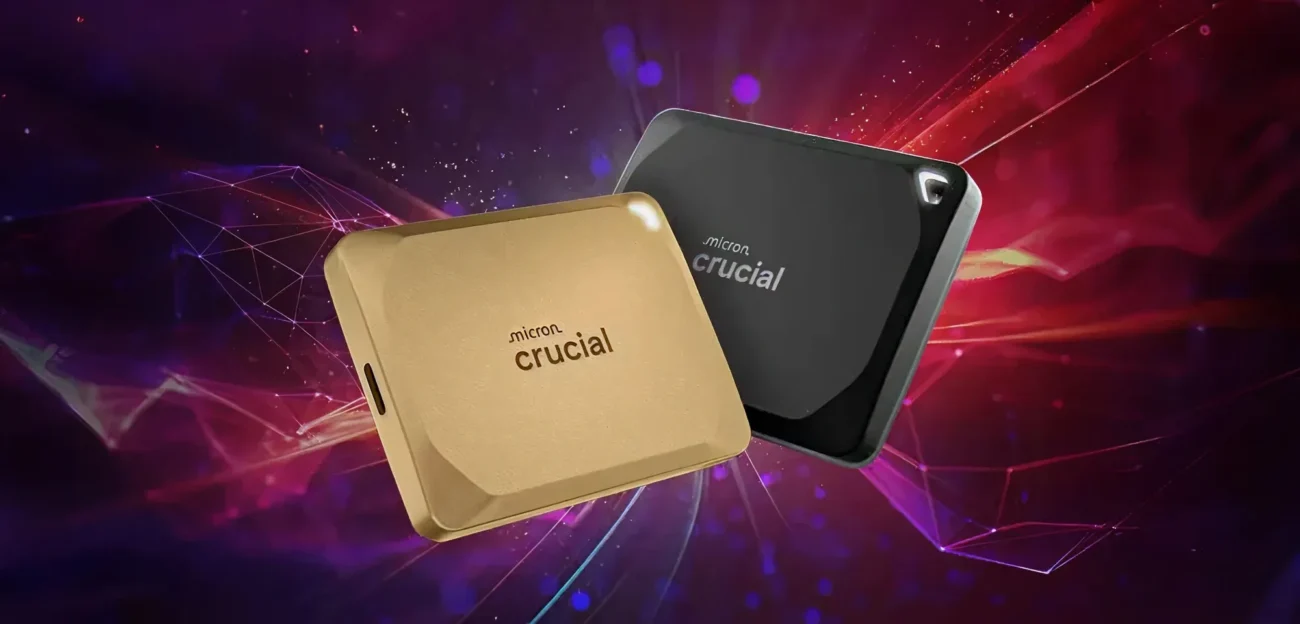 Crucial X10 Pro 4To, SSD externe USB-C jusqu’à 2100 Mo/s en lecture et 2000 Mo/s en écriture, USB 3.2 Gen 2x2 20 Gbit/s et protection IP55.